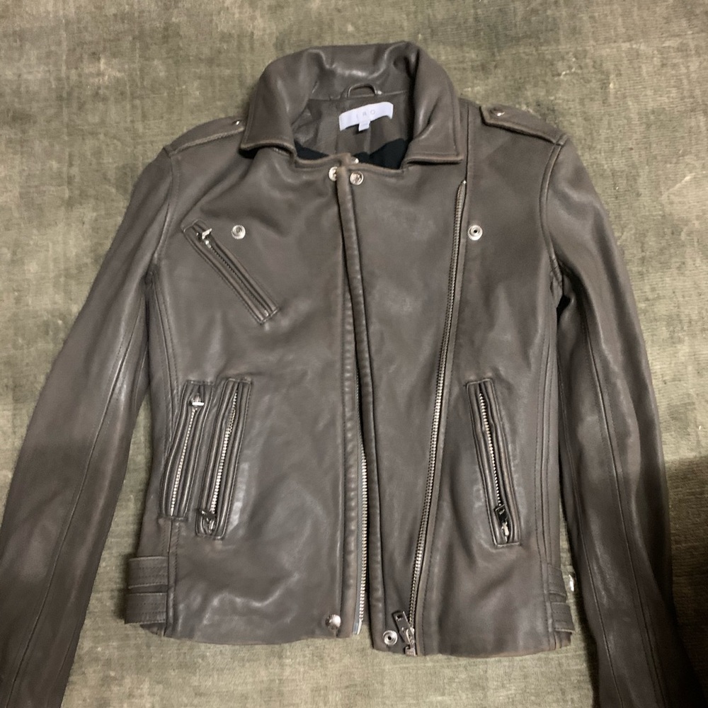 Brand new IRO Han' Lambskin Leather Moto Jacket